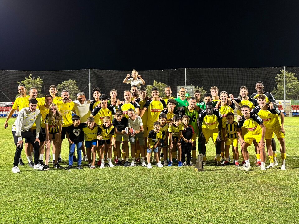 San Roque de Lepe en pretemporada. Fuente: X San Roque