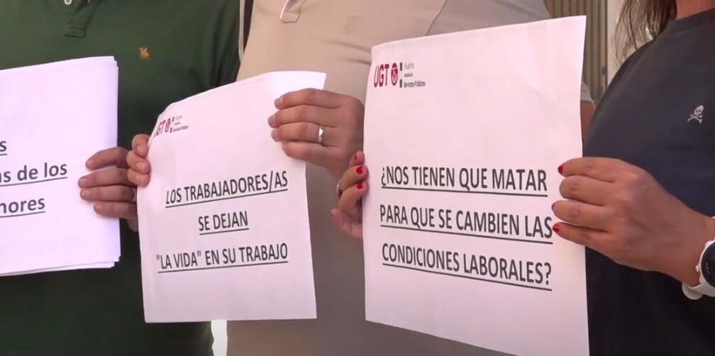 Concentración tras la brutal paliza a la trabajadora de un centro de menores