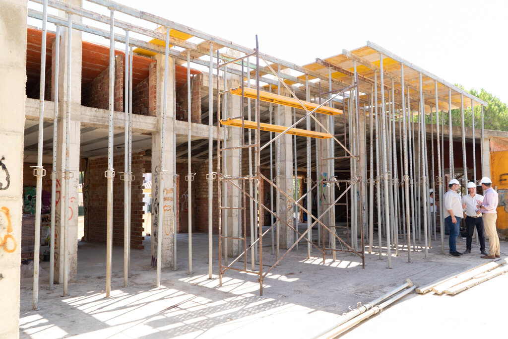Obras de el nuevo Centro de Día. Fuente: Ayto. Cartaya