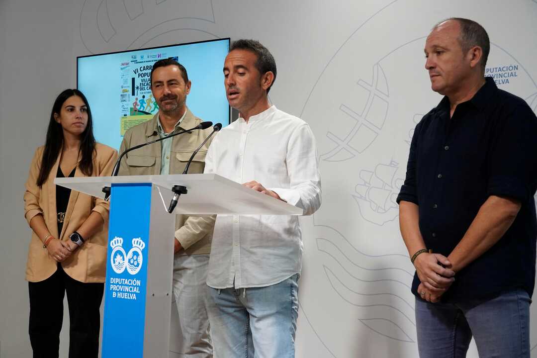 Presentación de la VI Carrera Popular "Villa de Escacena del Campo". Fuente: Diputación de Huelva