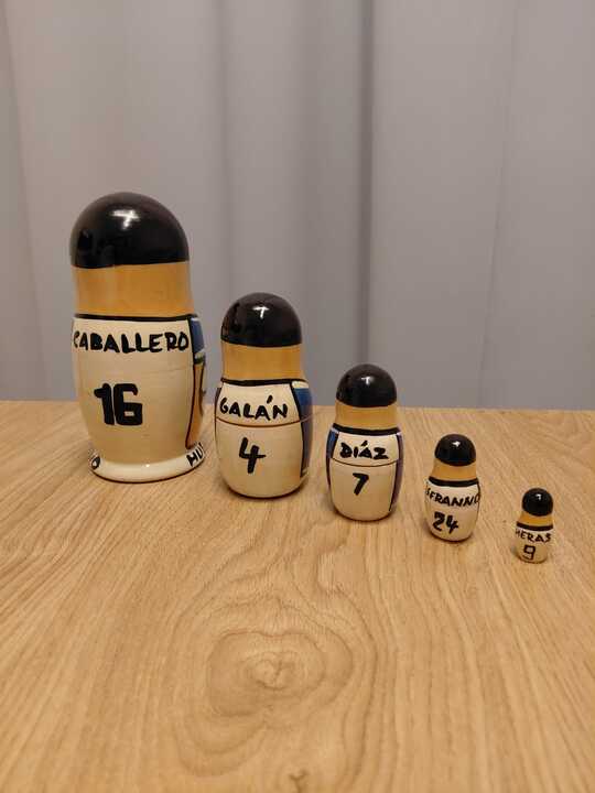 Matrioshka en Praga del Recreativo de Huelva. Fuente: X de Carlos Grandío