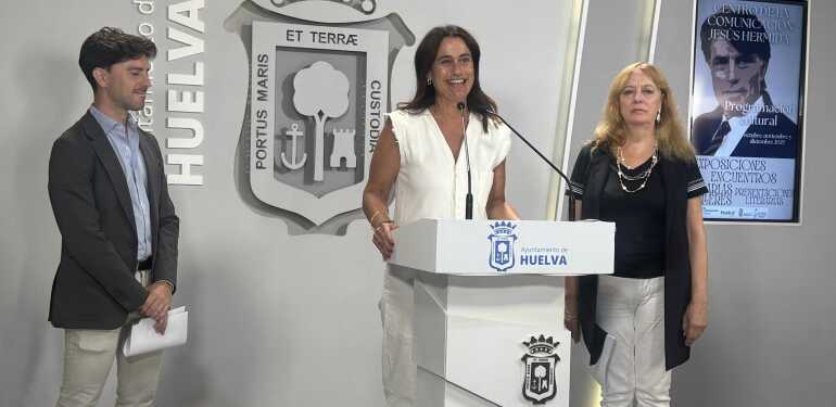 Presentación de actividades que se celebrarán en el Centro de la Comunicación Jesús Hermida. Fuente: Ayto. Huelva