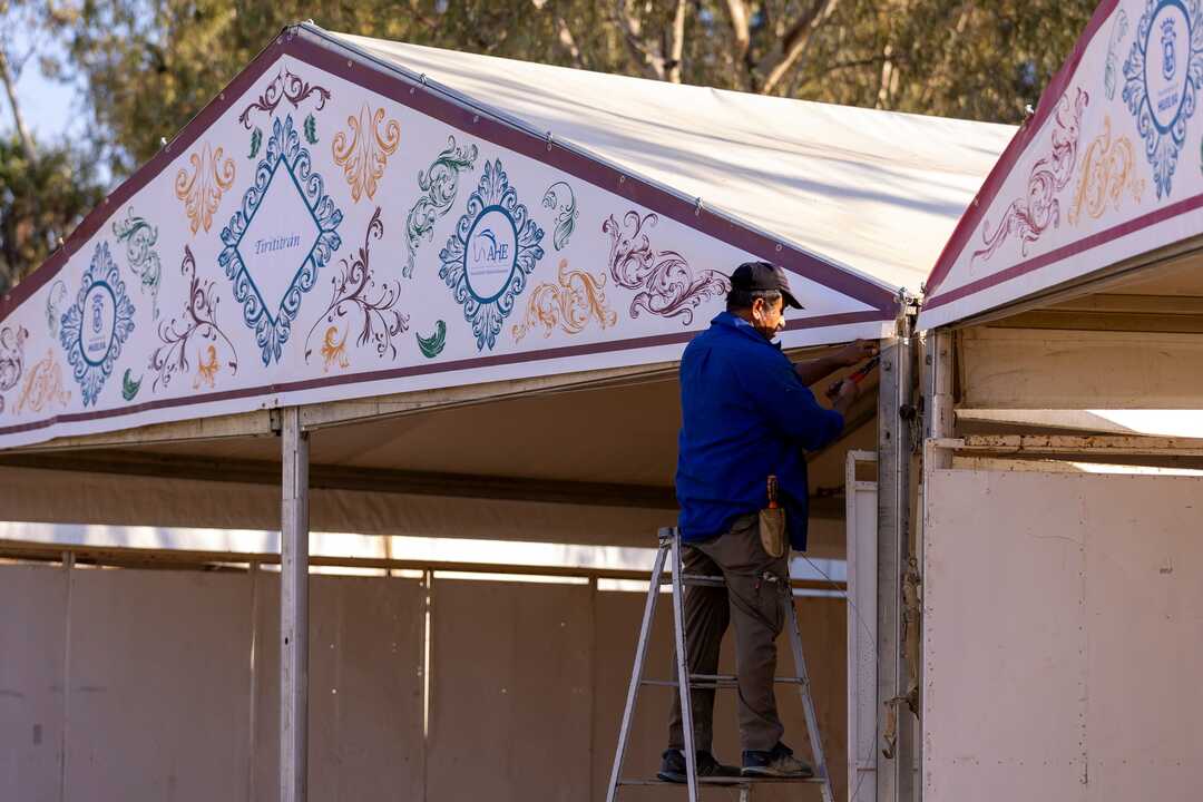 Preparación Feria del Otoño y Caballo 2025. Fuente: Ayto. Huelva