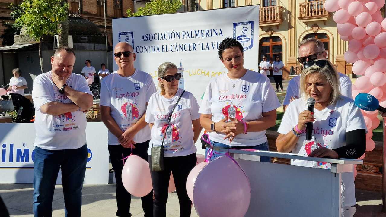 IX Marcha Solidaria contra el cáncer en La Palma del Condado. Fuente: Ayto. La Palma