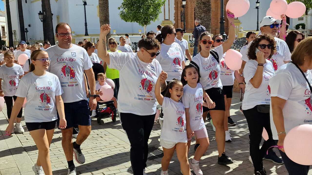 IX Marcha Solidaria contra el cáncer en La Palma del Condado. Fuente: Ayto. La Palma