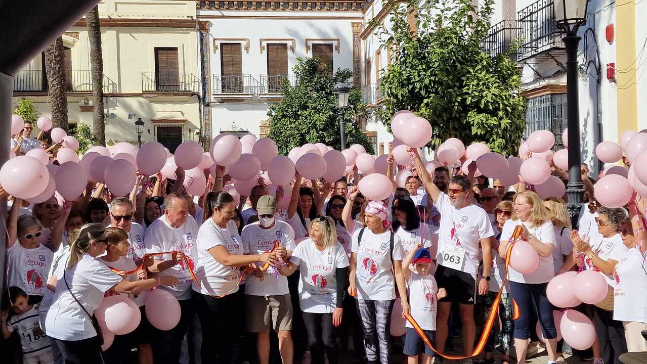 IX Marcha Solidaria contra el cáncer en La Palma del Condado. Fuente: Ayto. La Palma