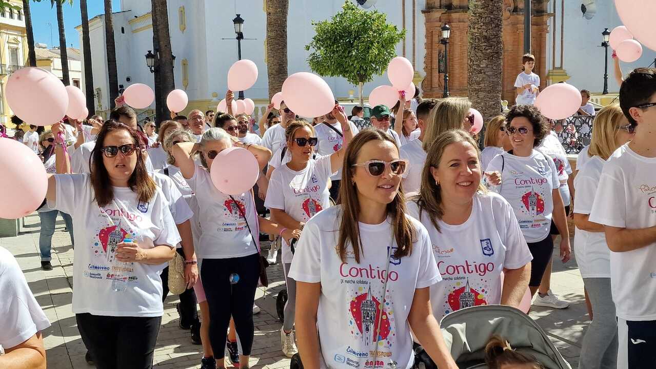 IX Marcha Solidaria contra el cáncer en La Palma del Condado. Fuente: Ayto. La Palma