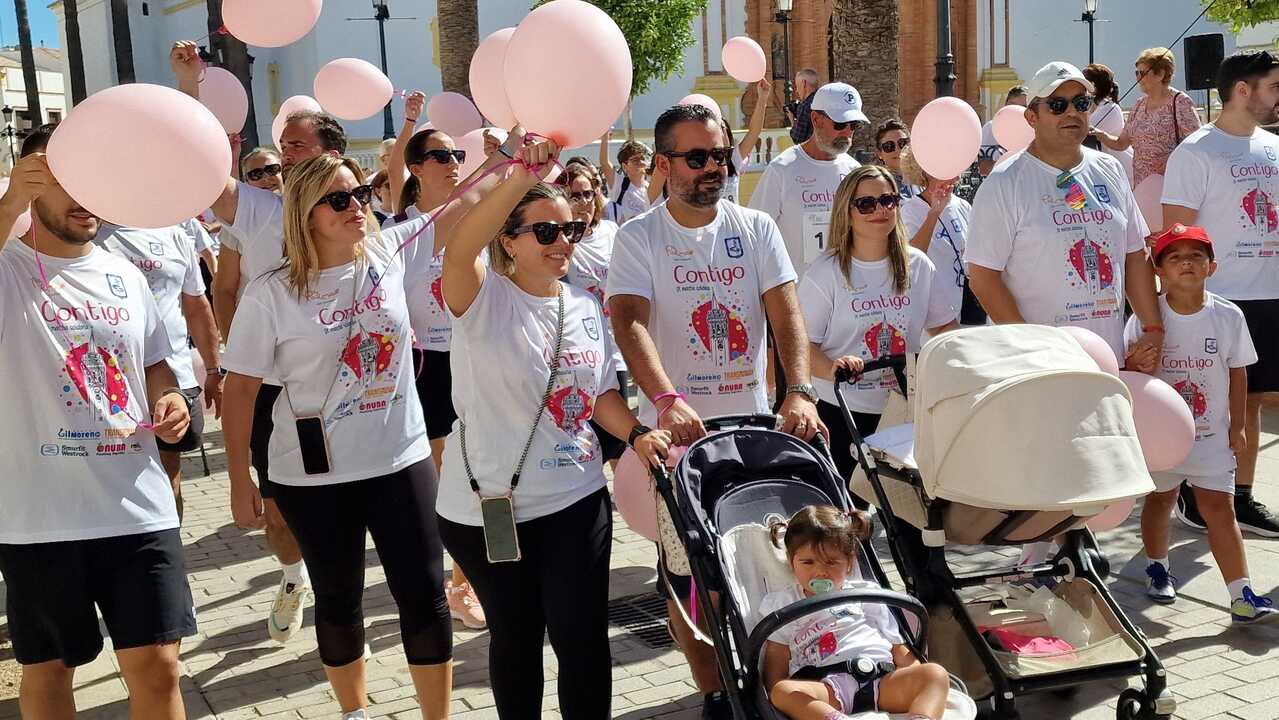 IX Marcha Solidaria contra el cáncer en La Palma del Condado. Fuente: Ayto. La Palma