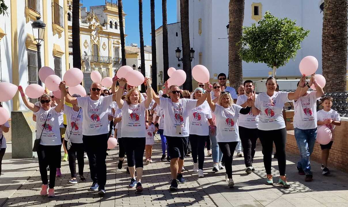 IX Marcha Solidaria contra el cáncer en La Palma del Condado. Fuente: Ayto. La Palma