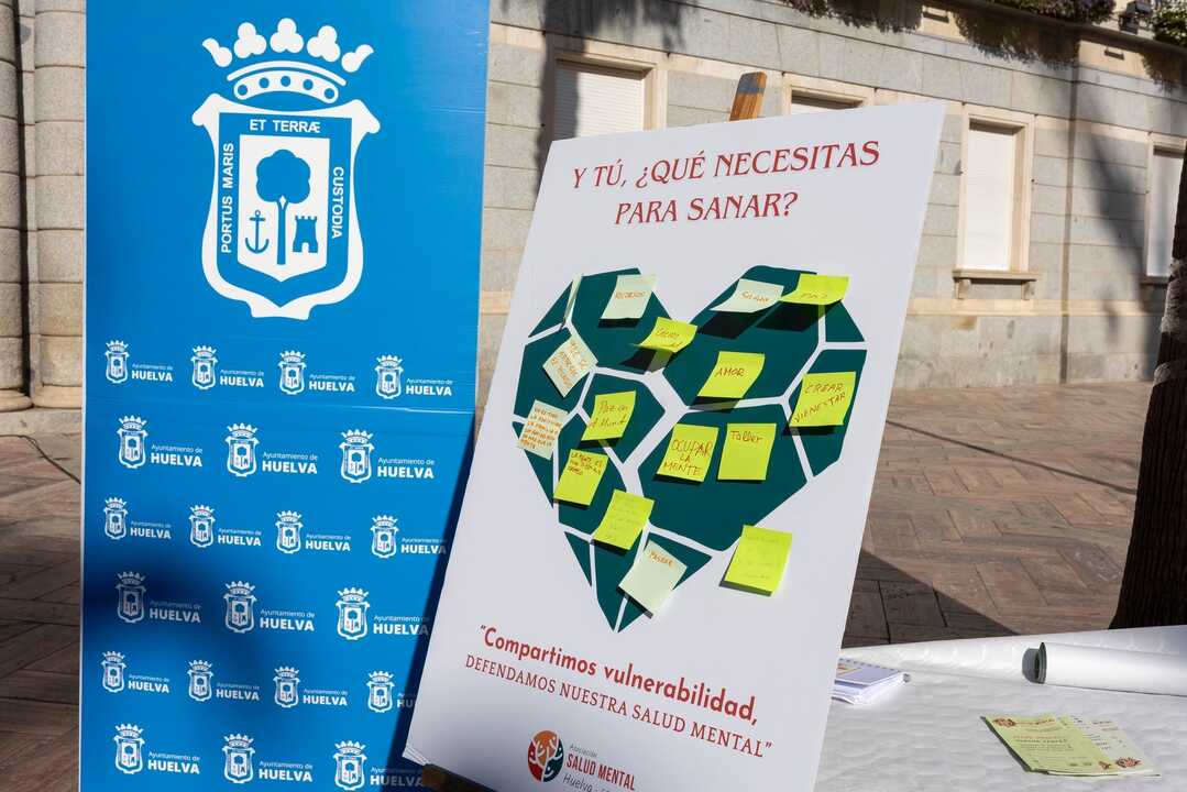 Huelva se une para conmemorar el Día de la Salud Mental. Fuente: Ayto. Huelva