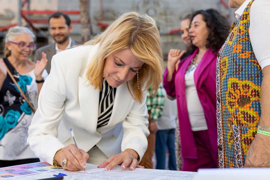 Huelva se une para conmemorar el Día de la Salud Mental. Fuente: Ayto. Huelva