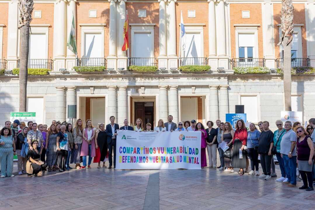 Huelva se une para conmemorar el Día de la Salud Mental. Fuente: Ayto. Huelva