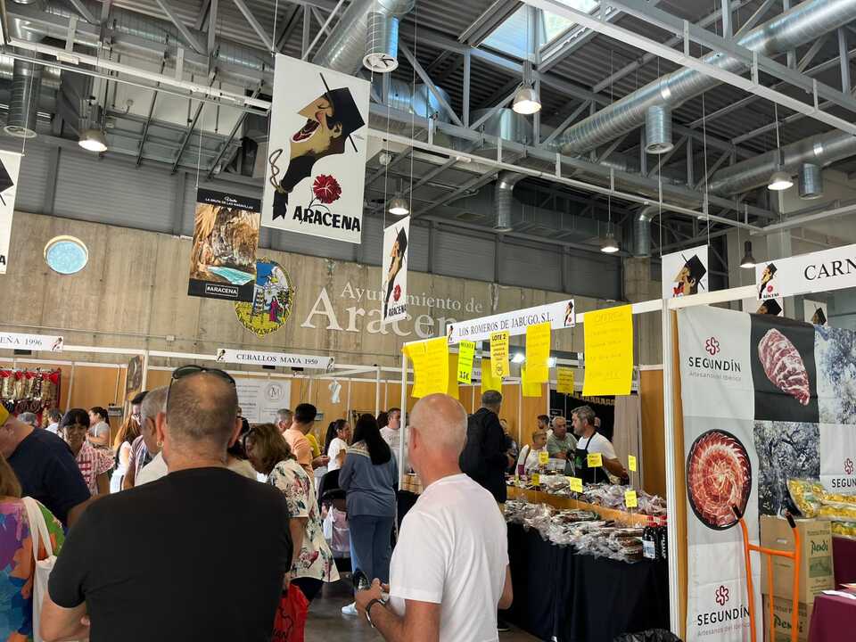 Inauguración de la 28 Feria del Jamón en Aracena