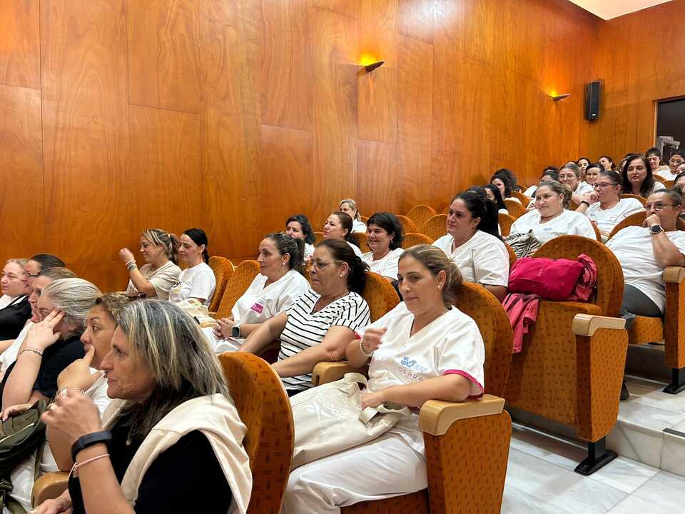 Presentes en la reunión de Macrosad en La Palma del Condado