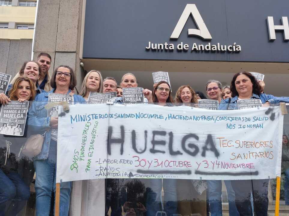 Huelga de los Técnicos de laboratorio del Infanta Elena