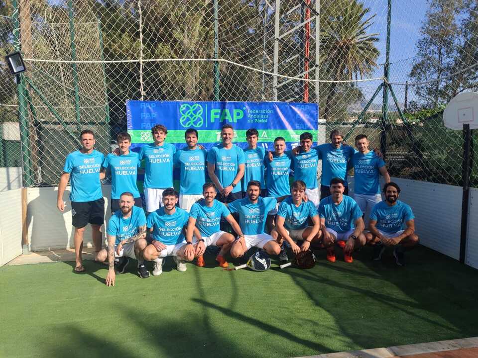 Jugadores de la selección de Huelva. Fuente: Ayto. Rociana