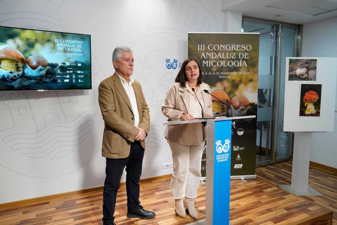 Presentación del III Congreso Andaluz de Micología. Fuente: Diputación de Huelva