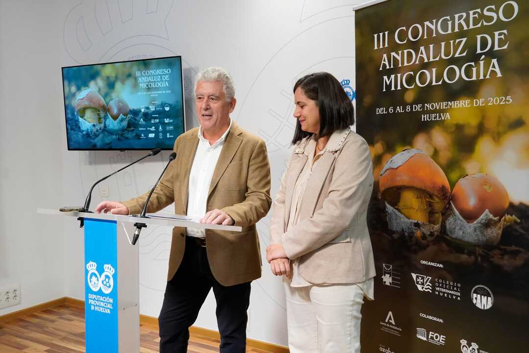 Presentación del III Congreso Andaluz de Micología. Fuente: Diputación de Huelva