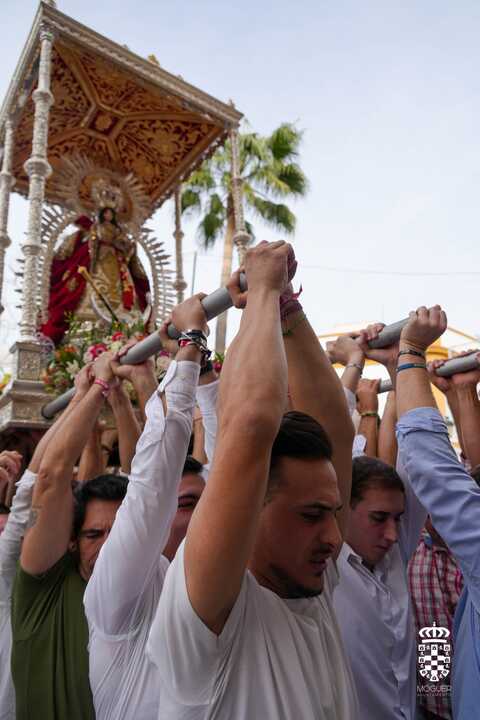 La Virgen de Montemayor vuelve a su ermita. Fuente: Ayto. Moguer