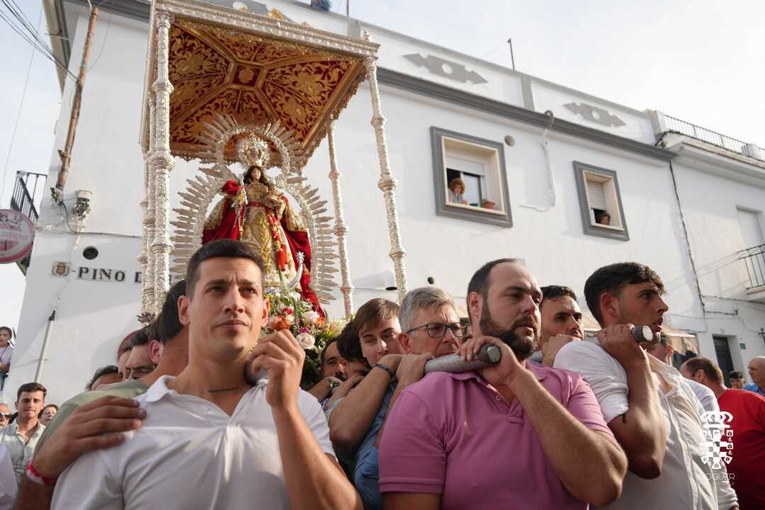 La Virgen de Montemayor vuelve a su ermita. Fuente: Ayto. Moguer