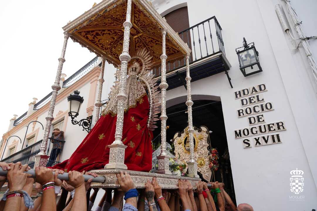 La Virgen de Montemayor vuelve a su ermita. Fuente: Ayto. Moguer