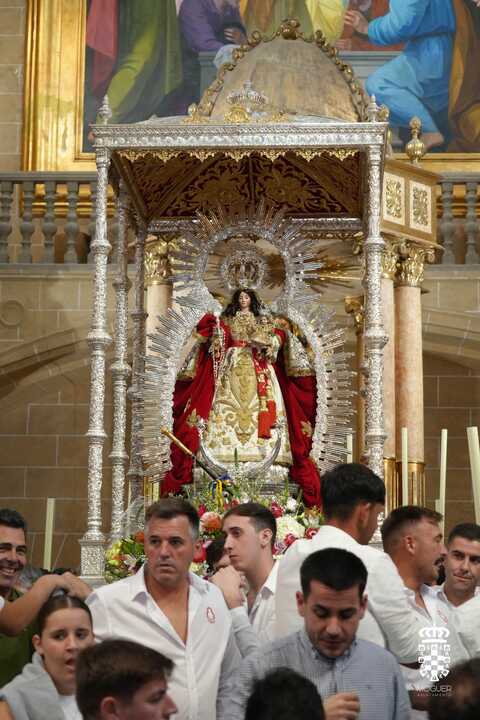 La Virgen de Montemayor vuelve a su ermita. Fuente: Ayto. Moguer