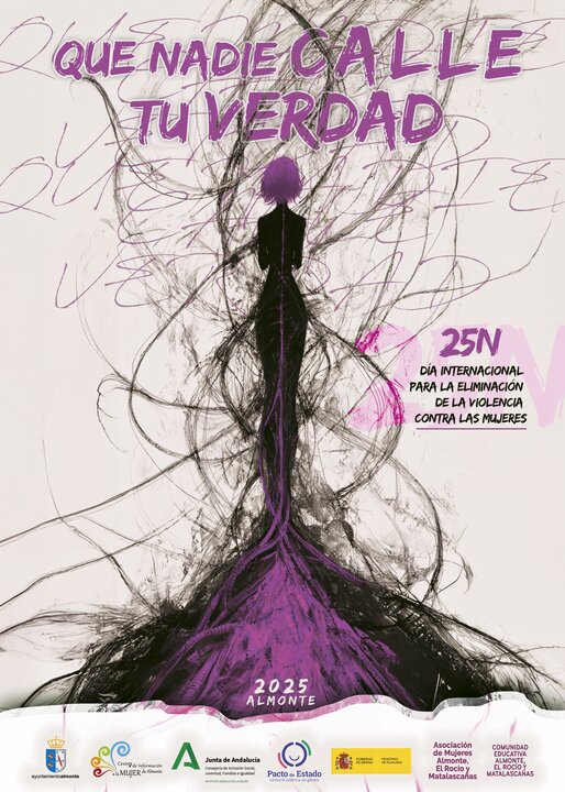 Cartel del 25N. Fuente: Ayto. Almonte