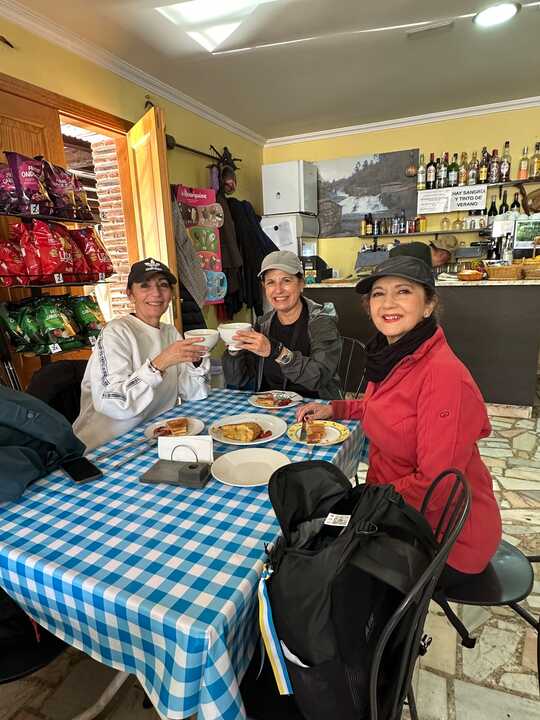 Los vecinos palermos hacen el Camino de Santiago. Fuente: Ayto. Palos