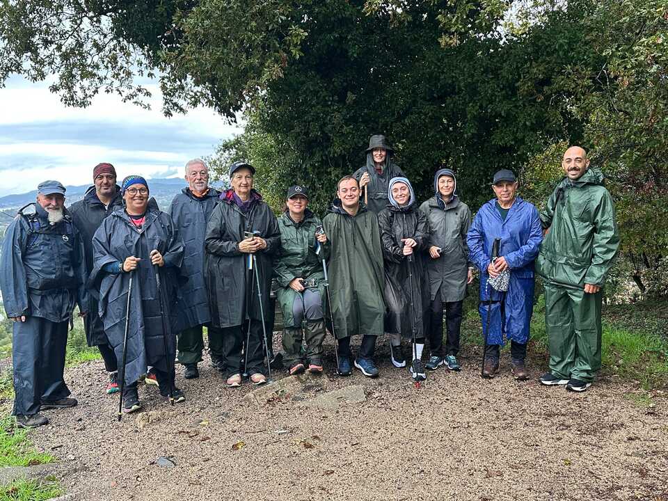 Los vecinos palermos hacen el Camino de Santiago. Fuente: Ayto. Palos