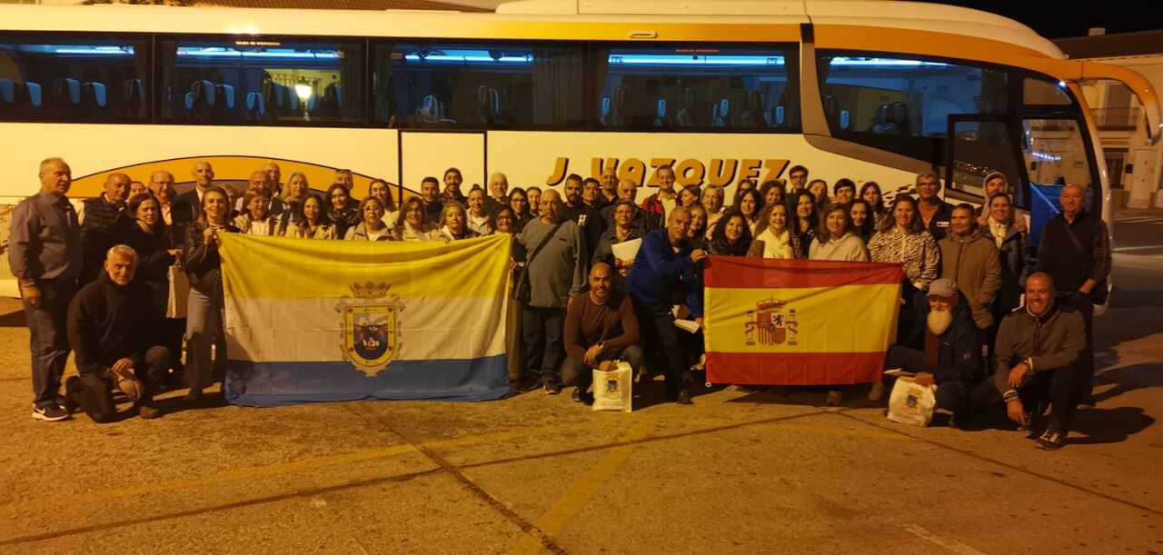 Los vecinos palermos hacen el Camino de Santiago. Fuente: Ayto. Palos