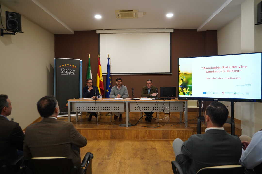 Momento constitución Asociación Ruta del Vino del Condado de Huelva