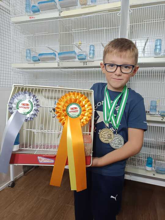 Ángel Ponce Rengel, campeón y subcampeón de Andalucía. Fuente: Ayto. Moguer