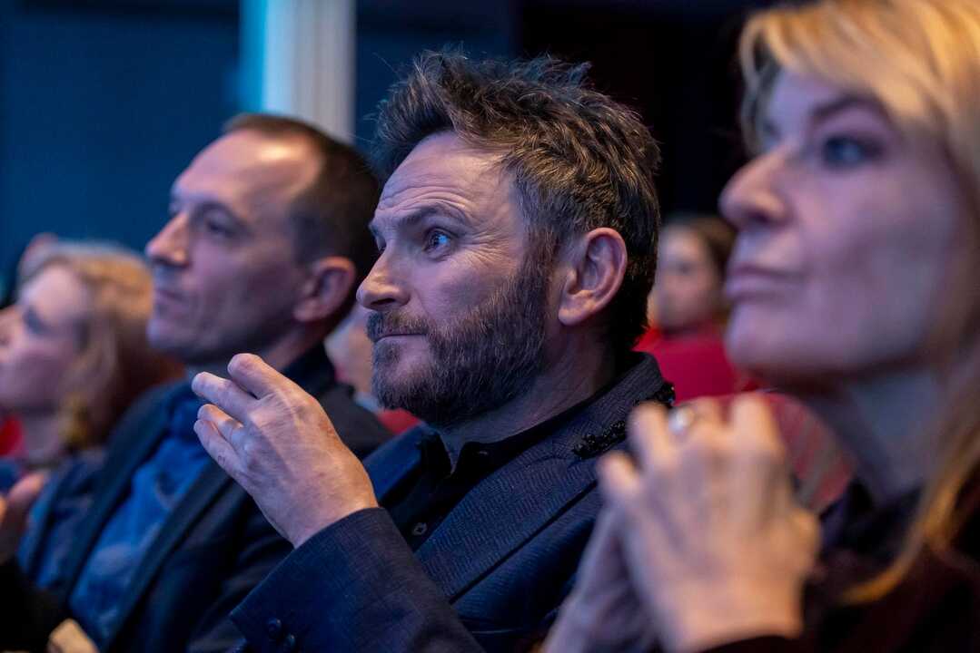 Fernando Tejero recibe en el Gran Teatro el Premio Ciudad de Huelva. Fuente: Ayto. Huelva