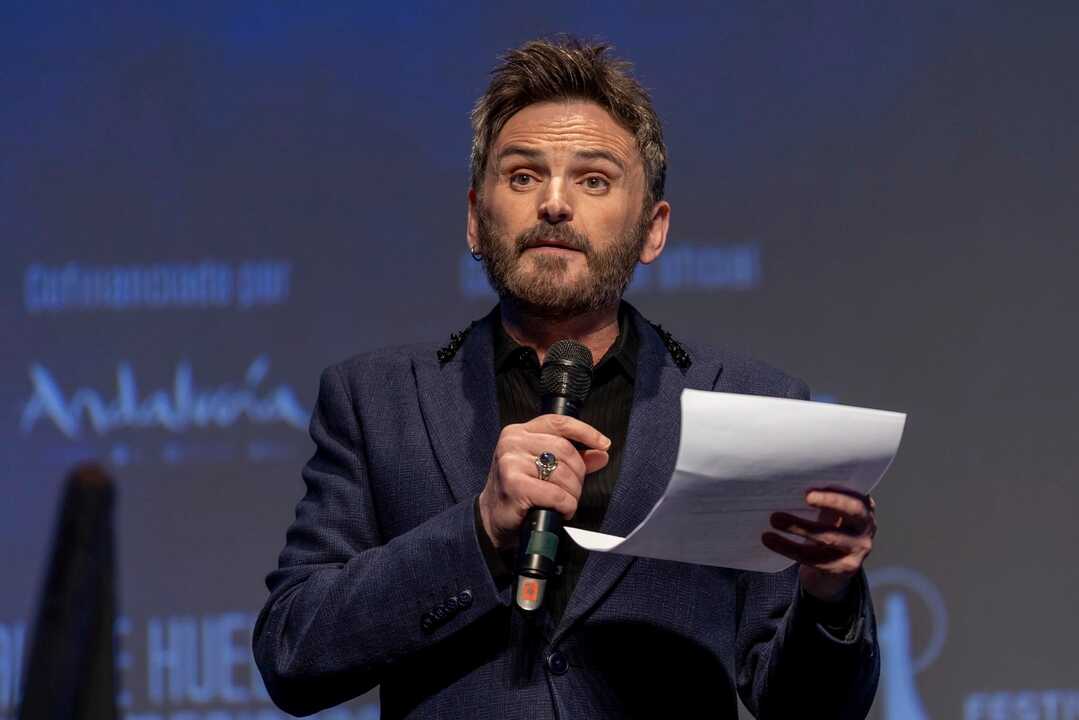 Fernando Tejero recibe en el Gran Teatro el Premio Ciudad de Huelva. Fuente: Ayto. Huelva