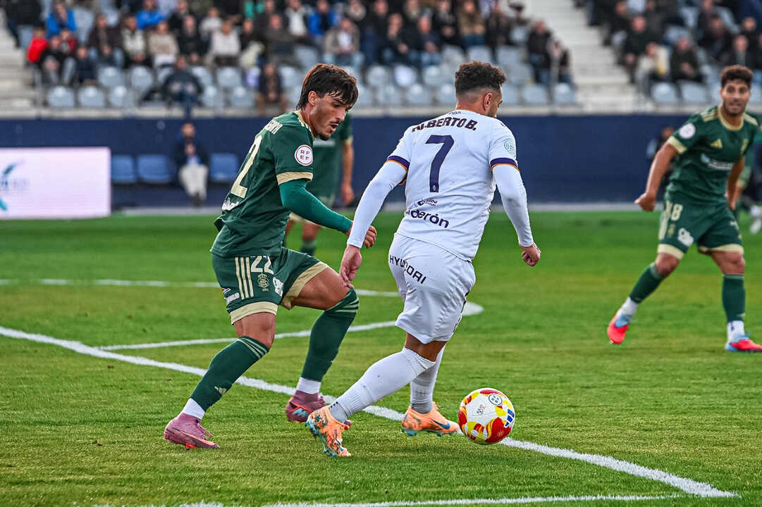 Acción de la primera parte. Fuente: X Real Jaén