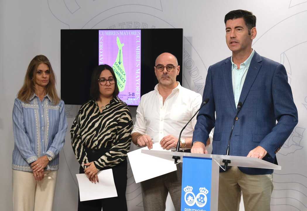 Presentación de la Feria Gastronómica y Cultural Saborea Cumbres. Fuente: Diputación de Huelva