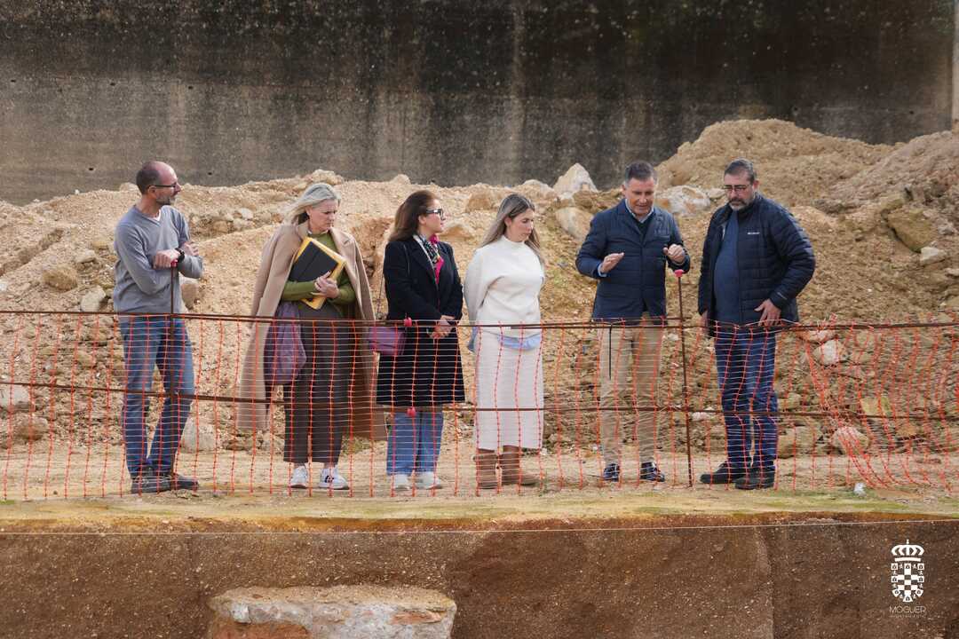 Avanzan las obras del Castillo en Moguer. Fuente: Facebook Ayto. Moguer