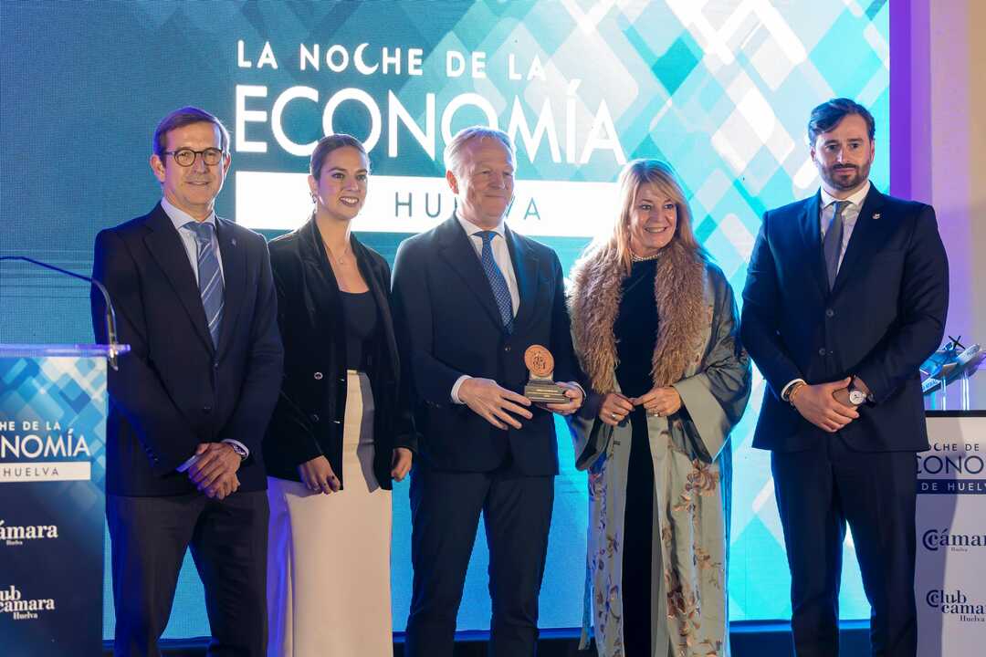 Premiados en la Noche de la Economía celebrada en Huelva