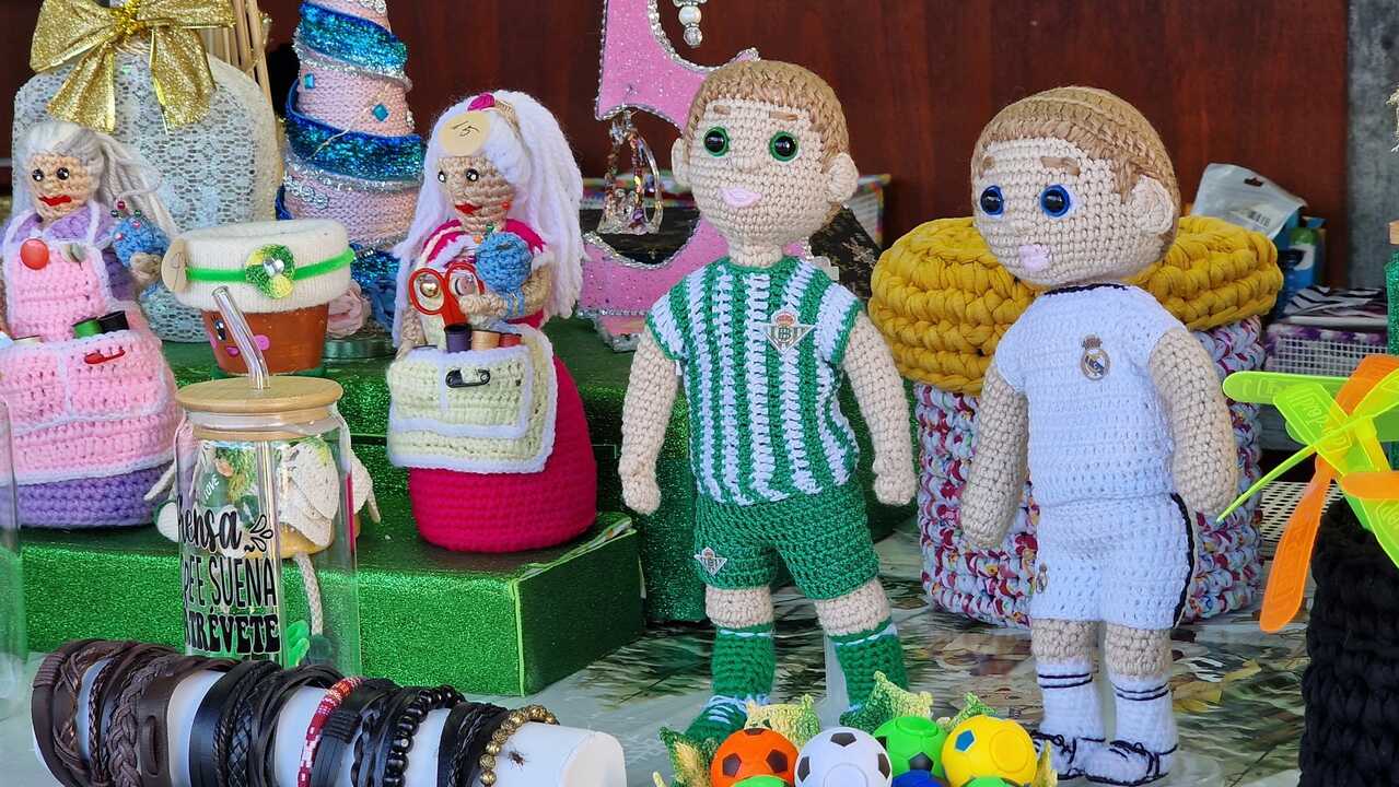 Mercado navideño en La Palma del Condado. Fuente: Facebook Ayto. La Palma
