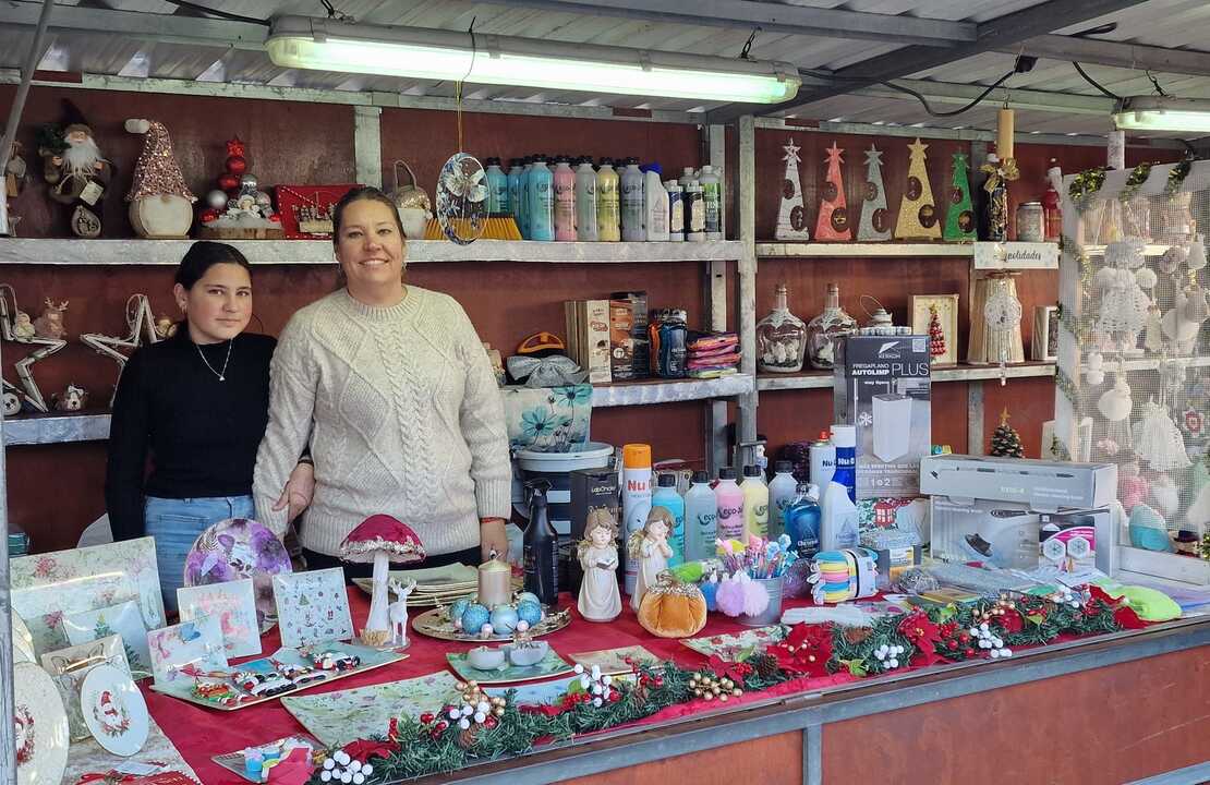 Mercado navideño en La Palma del Condado. Fuente: Facebook Ayto. La Palma