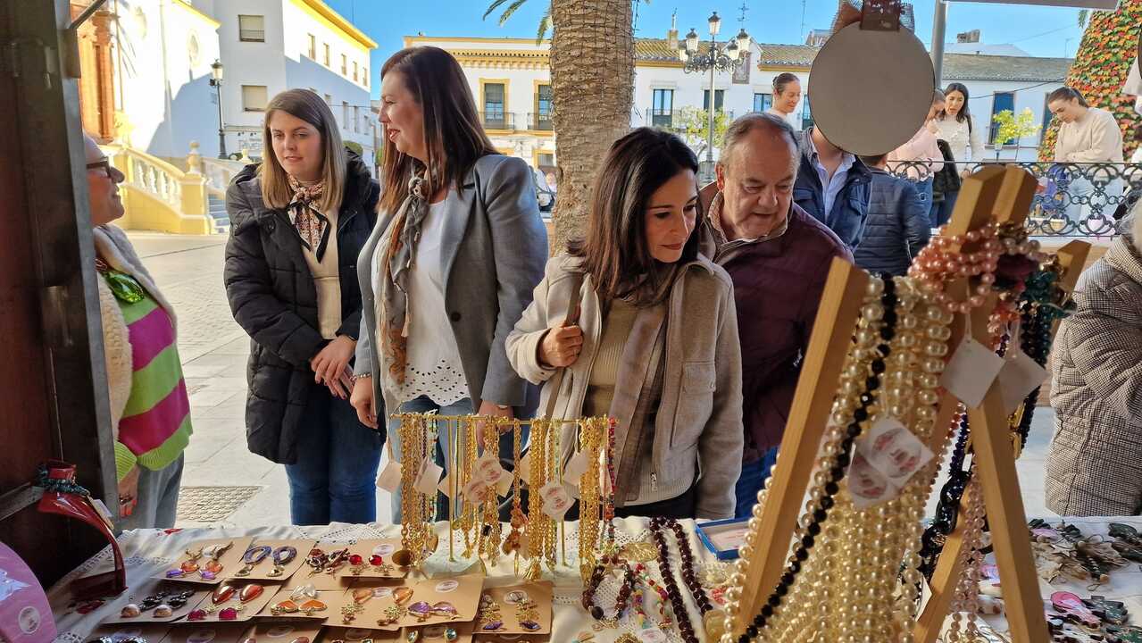 Mercado navideño en La Palma del Condado. Fuente: Facebook Ayto. La Palma