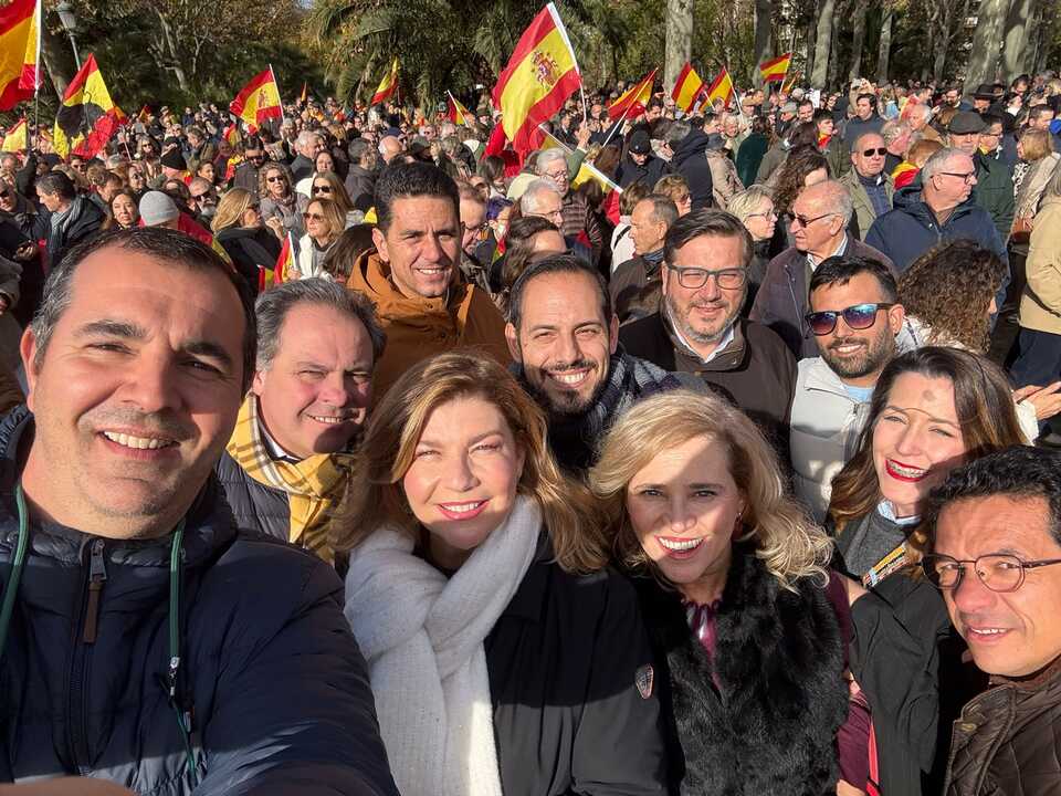 Representantes del PP de Huelva en Madrid