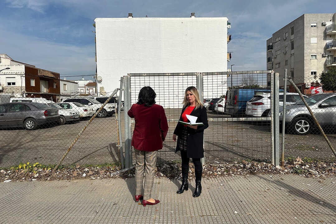 Solar donde irá la nueva residencia. Fuente: Ayuntamiento de San Juan del Puerto