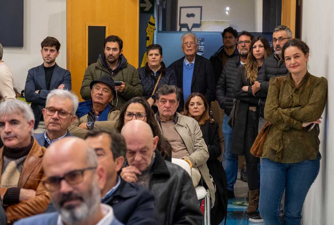 Asistentes en el acto celebrado en el Centro de la Comunicación Jesús Hermida. Fuente: Diputación de Huelva