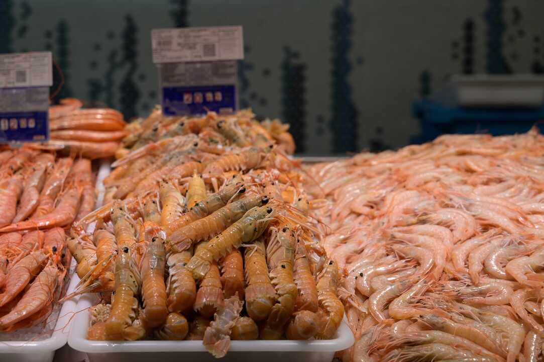 Porductos de Mare Magnum en el Mercado del Carmen