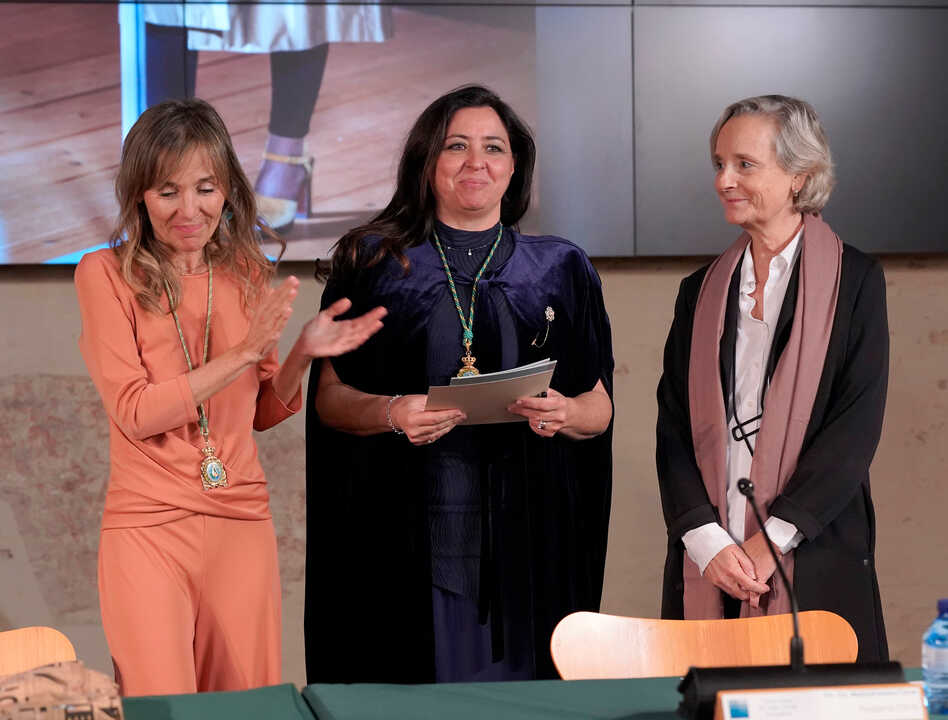Isabel Suraña en el acto. Fuente: CACOA