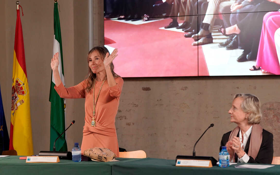 Noemi Sanchís en el acto. Fuente: CACOA