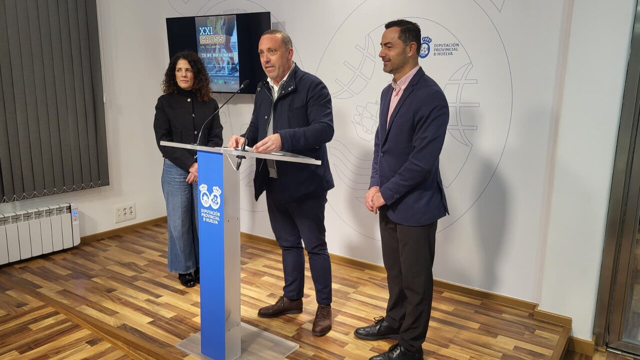 José Alberto Macarro en el acto. Fuente: Diputación de Huelva
