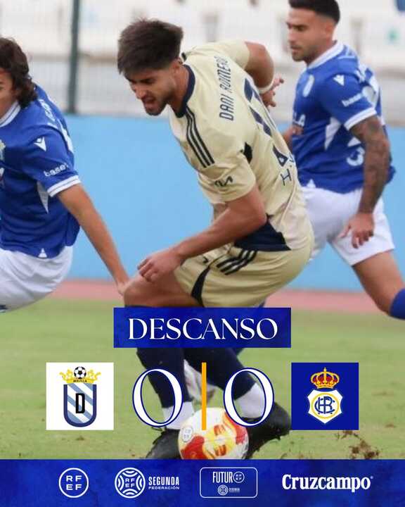 Final de la primera parte. Fuente: X Recreativo de Huelva