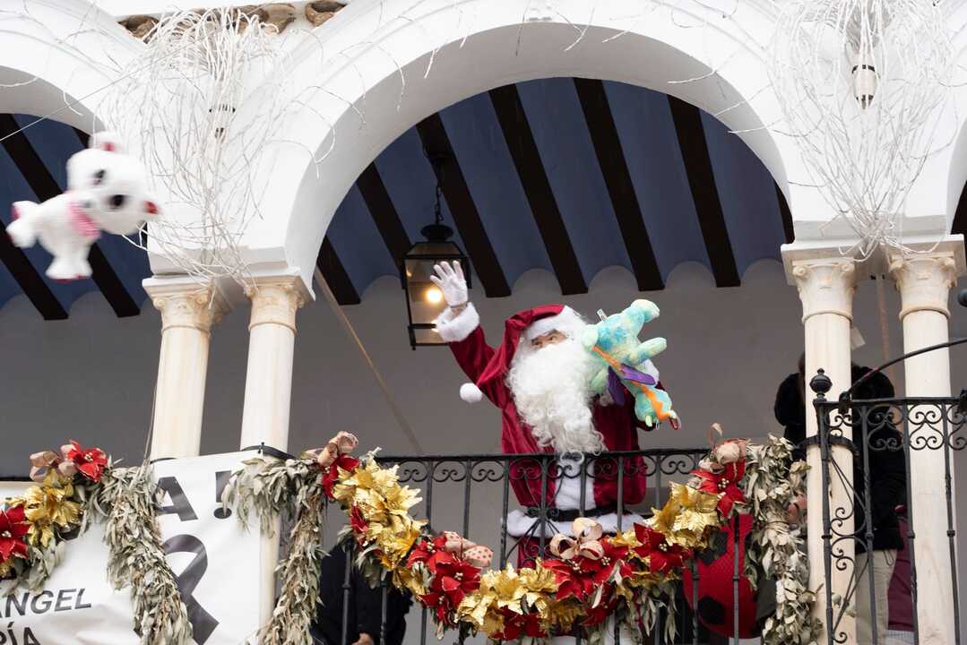 Visita de Papá Noel en Almonte. Fuente: Facebook Ayto. Almonte